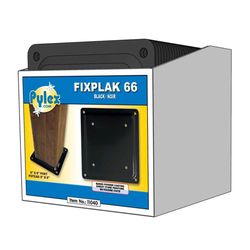 Pylex Fixplak 66 Black Steel Base Plate 6.63 in. L
