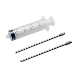 LEM Silver/White Plastic/Stainless Steel Marinade Injector 2 oz