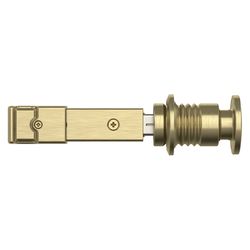 National Hardware Brushed Zinc Indoor Sliding Door Lock