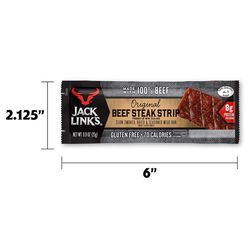 Jack Link's Original Beef Strips 0.9 oz Packet