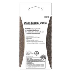 Ace 5 in. L X 3 in. W X 1 in. 60 Grit Coarse Dust Channeling Sanding Sponge