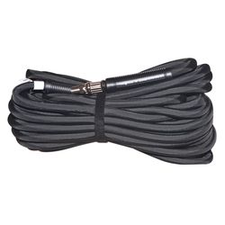 Work Hose 25 ft. L X 3/8 in. D Flexible Air Hose Black