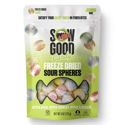 Sow Good Freeze Dried Sour Spheres Candy Bites 4 oz
