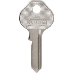 HILLMAN Traditional Key House/Office Key Blank 93 Single For Master Locks Silver