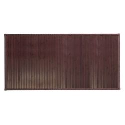 iDesign 24 in. W X 48 in. L Brown Bamboo Runner Rug