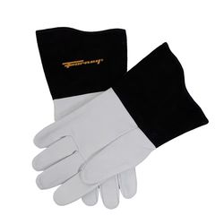 Forney 15.1 in. Insulated Cowhide Welding Gloves Black M 1 pk