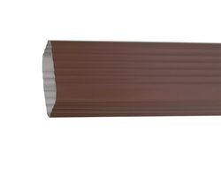 Amerimax 3 in. H X 4 in. W X 120 in. L Brown Aluminum Rectangular Downspout