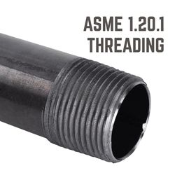 STZ Industries 1/8 in. MIP each X 1/8 in. D MIP Black Steel 1-1/2 in. L Nipple