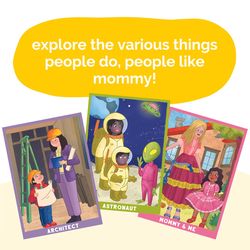 Upbounders Mommy's Shadow Inspiring Careers Flashcards