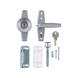 Ace Assorted Aluminum Keyed Universal Knob Latch 1 pk