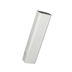 Amerimax 3 in. H X 2 in. W X 15 in. L White Aluminum K Downspout Extension