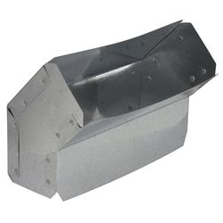 Imperial 3-1/4 in. D X 3-1/4 in. D 45 deg Galvanized Steel Wall Stack Elbow