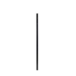 Fortress Building Products Athens 72 in. H X 2 in. W X 2  L Black Aluminum End/Gate Post