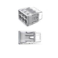 Wago 6 Port Push-In Wire Connector 5 pk