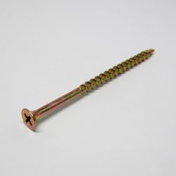 Ace No. 8 X 3 in. L Phillips Yellow Zinc Coarse Cabinet Screws 475 pk