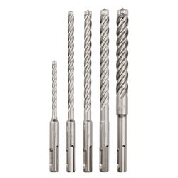 Milwaukee MX4 Assorted Carbide Tipped Rotary Hammer Drill Bit Set SDS-Plus Shank 5 pc