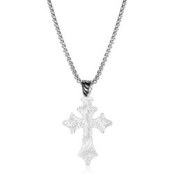 Montana Silversmiths Women's Barbed Cross Necklace
