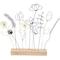 Craft Crush Wire Flowers Craft Kit Multicolored 11 pc