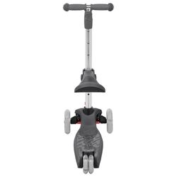 Retrospec Chipmunk Plus Unisex 3-Wheel Kick Scooter Silver