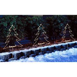 Sienna LED Warm White Tree 26.3 in. Pathway Decor