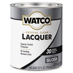 WATCO Gloss Clear Oil-Based Lacquer 1 qt