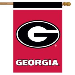 Briarwood Lane Georgia Bulldogs House Flag 28 in. W X 40 in. L
