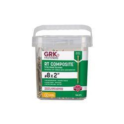 GRK Fasteners No. 8 X 2 in. L Star Climatek Coarse Trim Screws 1 pk