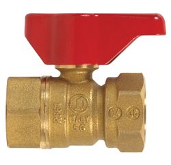 BK Products Proline Series 3/4 in. Brass FIP Ball Valve Quarter-Turn Lever For Gas