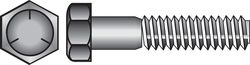 HILLMAN 3/8 in. D X 4-1/2 in. L Heat Treated Zinc Steel Hex Head Cap Screw 50 pk