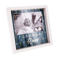 Pavilion We People Bright White MDF Picture Frame 6 x 4 in.