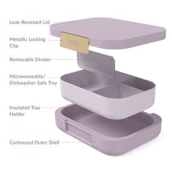 Bentgo 6.75 cups Orchid Clip It Lunch Cube 1 pk