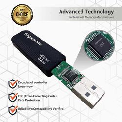 Gigastone Z30 Flash Drive 32 GB 1 pk