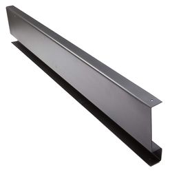 Fortress Building Products Evolution 144 in. L X 8 in. W Metal Black Sand S-Ledger 1 pk