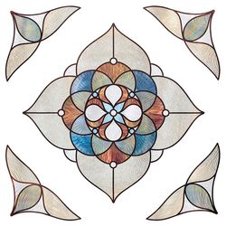 Artscape Decorative Window Film 12 in. W X 12 in. L