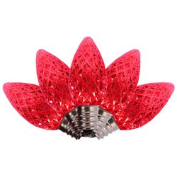 Holiday Bright Lights LED C7 Red 25 ct Replacement Christmas Light Bulbs