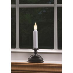 Xodus Innovations Aged Bronze/Ivory None Scent Window Candles Flameless Flickering Candle