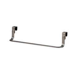 Spectrum Ashley 2.3 in. H X 2.5 in. W X 10.5 in. L Satin Nickel Cabinet Door Organizer Silver