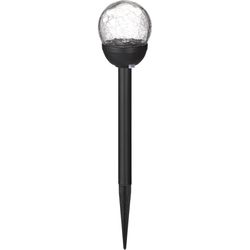 Living Accents Black Solar Powered 0.06 W LED Pathway Light 1 pk
