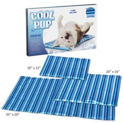 Cool Pup For Dog Multicolored Nylon Cooling Mat Large