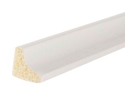 Inteplast Building Products 11/16 in. H X 8 ft. L Prefinished White Polystyrene Trim