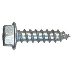 Hillman No. 8 X 1-1/4 in. L Slotted Hex Head Sheet Metal Screws 100 pk