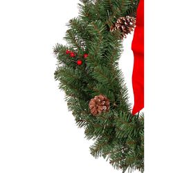 Holiday Bright Lights 30 in. D Memorial Christmas Wreath
