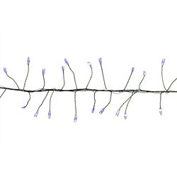 Celebrations LED Big Seed Cluster Blue 250 ct String Christmas Lights 10 ft.
