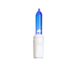 Celebrations Platinum LED T5 Blue/Pure White 100 ct Icicle Christmas Lights 9.5 ft.