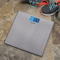 Taylor 440 lb Digital Bathroom Scale Silver