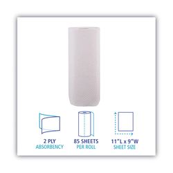 Boardwalk Paper Towels 85 sheet 2 ply 1 pk