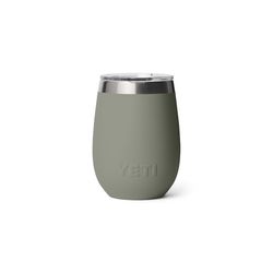 YETI Rambler 10 oz Pampa Green BPA Free Ceramic Lined Wine Tumbler with MagSlider Lid