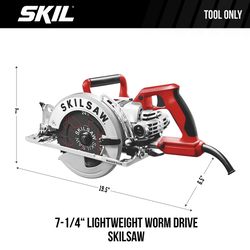 SKIL 15 amps 7-1/4 in. Corded Worm Drive Circular Saw