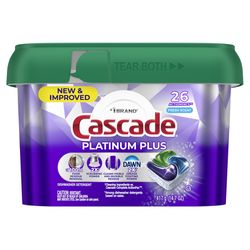 Cascade Platinum Plus Fresh Scent Pods Dishwasher Detergent 14.7 oz 26 pk