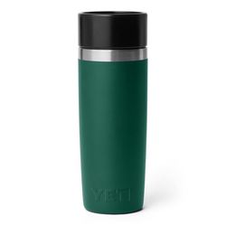 YETI Rambler 16 oz Black Forest Green BPA Free Bottle with Hotshot Cap